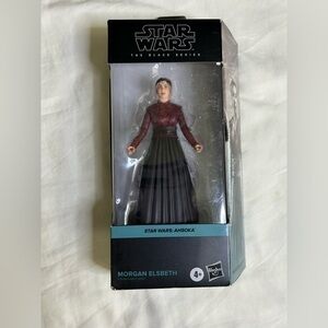 Hasbro Star Wars Morgan Elsbeth Figure - Black and Gray NWT